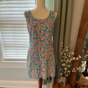 Vintage Lilly Pulitzer Dress in Strawberry Pattern - Size 8